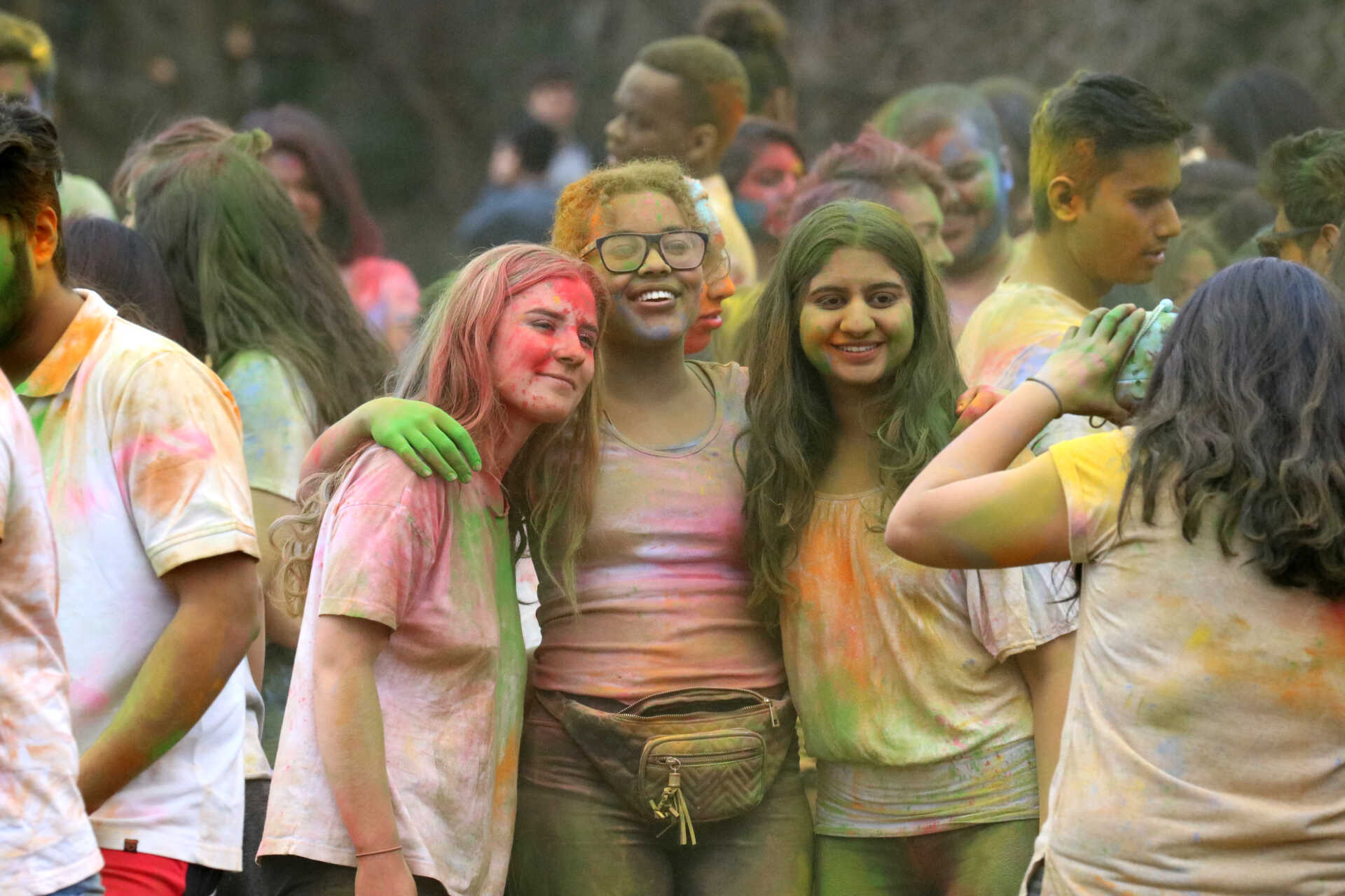 Kent students at Global Hangout event