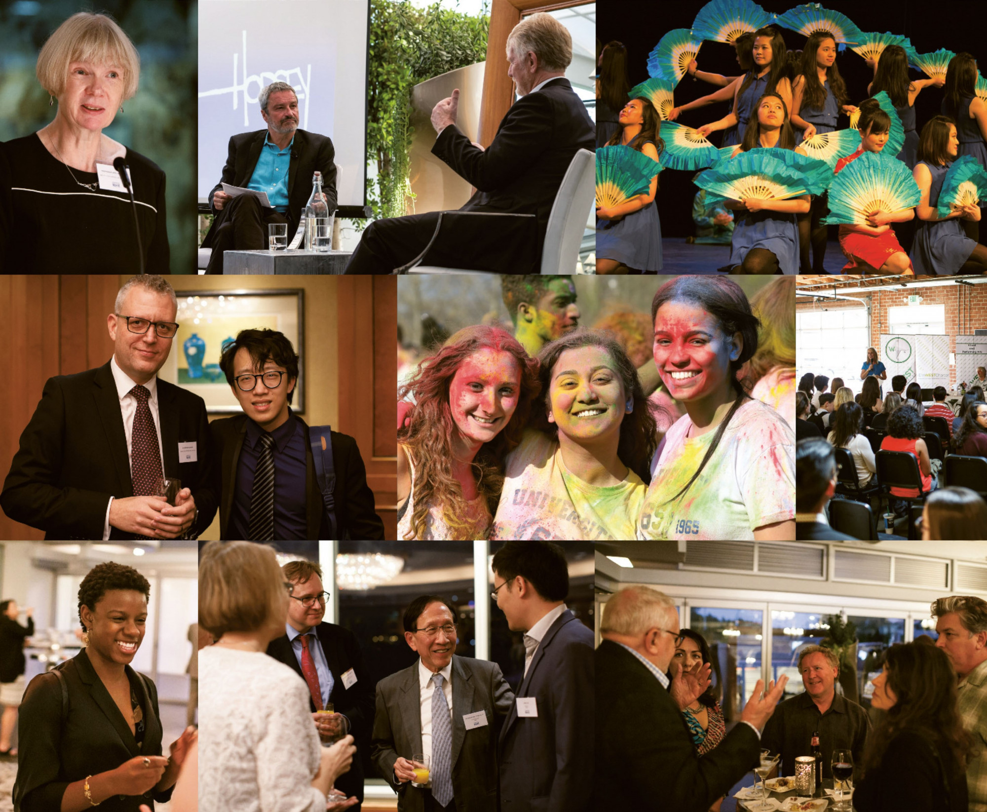 Collage of event photographs from different Think Kent Global Showcase type activities