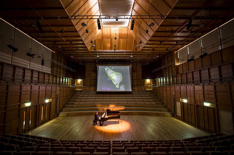 Pianist in Colyer-Fergusson Hall