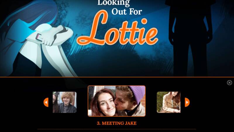 Screenshot from Looking out for Lottie simulation, part animation part real people