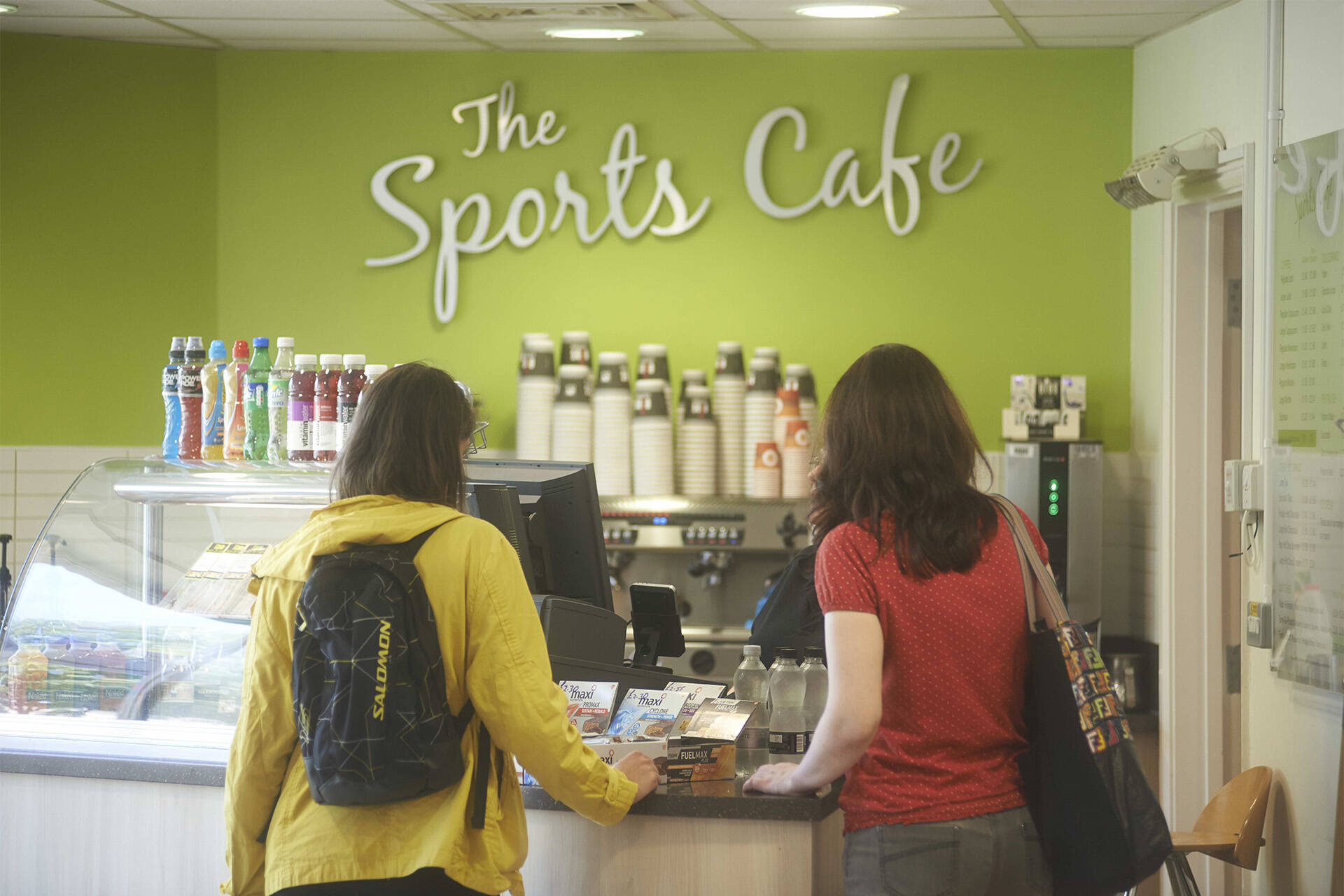 Customers at The Sports Cafe