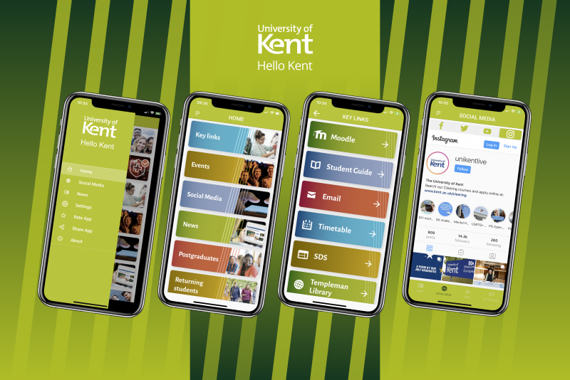 Hello Kent app screens