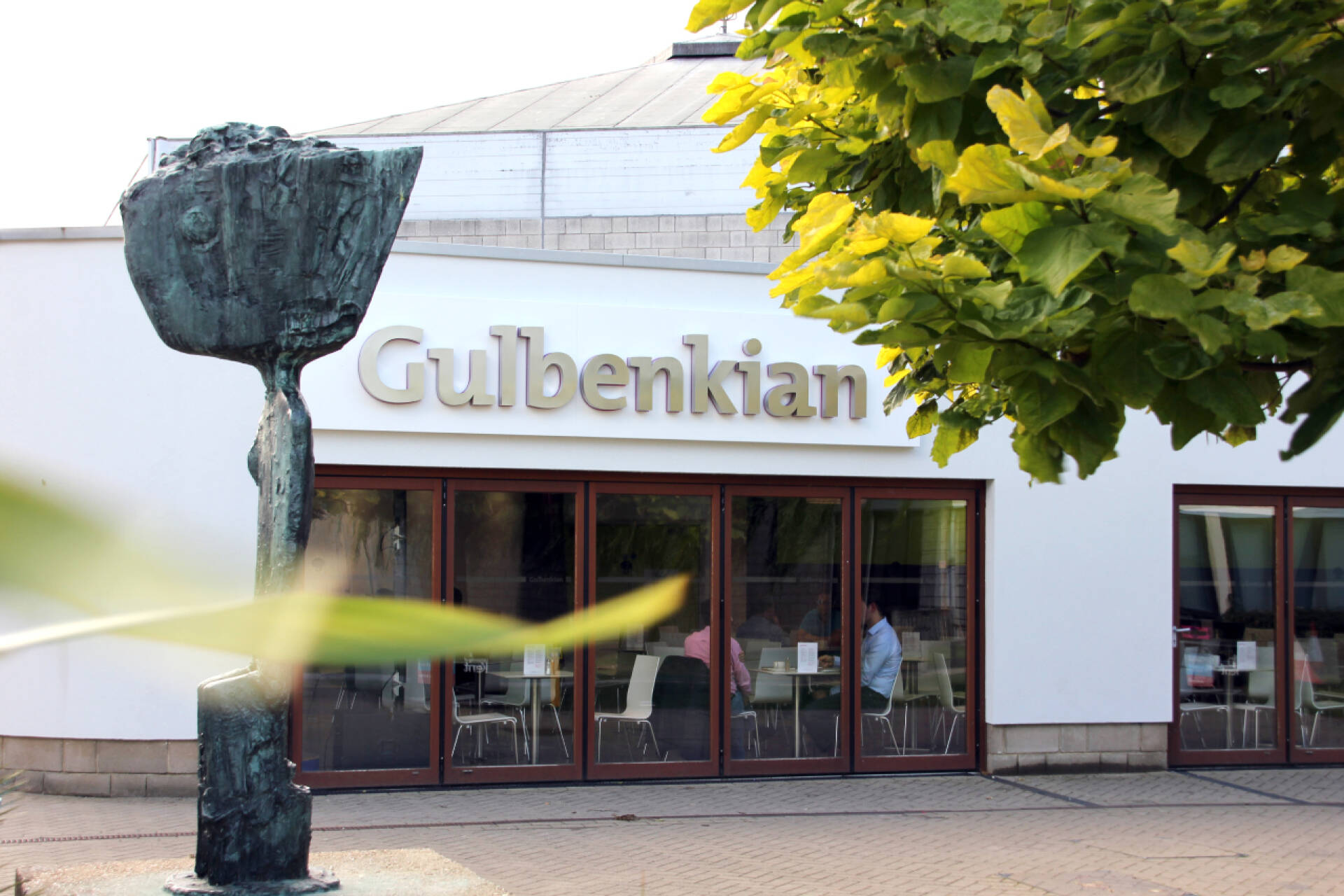 The exterior of the Gulbenkian Theatre