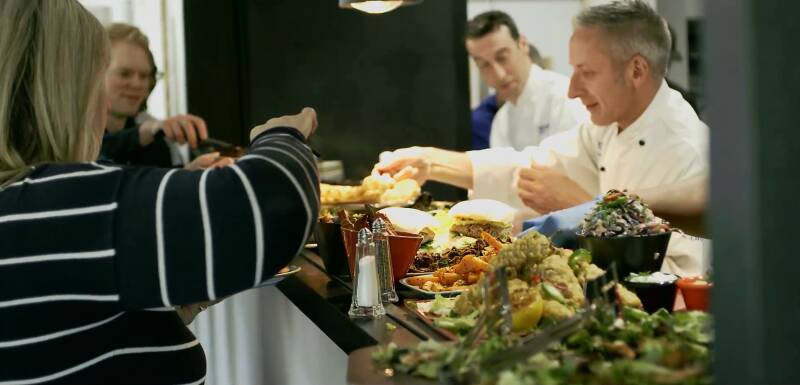 chefs at Sibson cafe