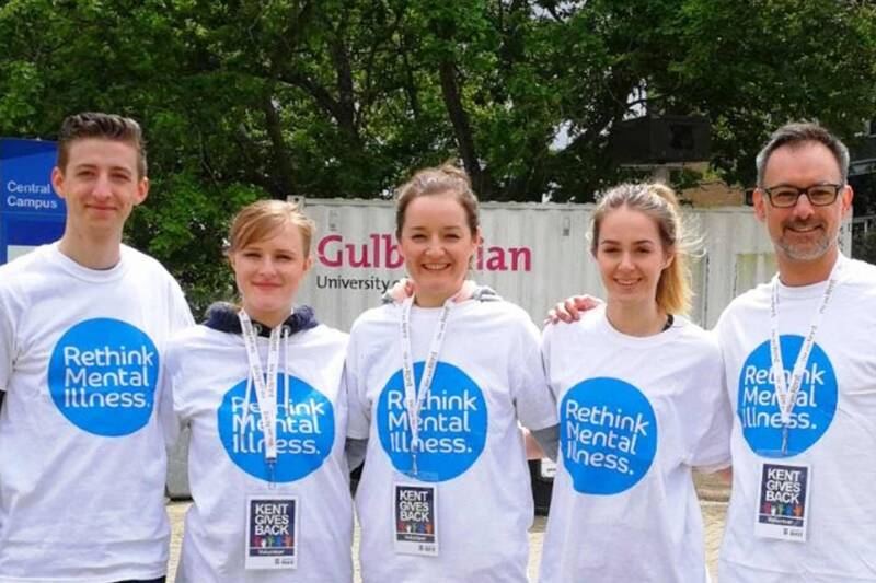 Kent Gives Back volunteers on the Canterbury campus