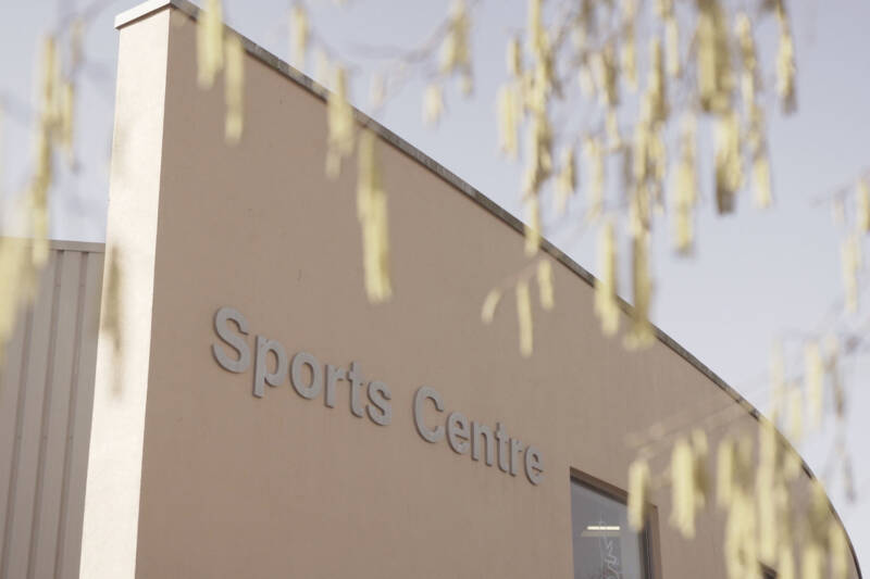 Exterior of the Sports Centre on the Canterbury campus