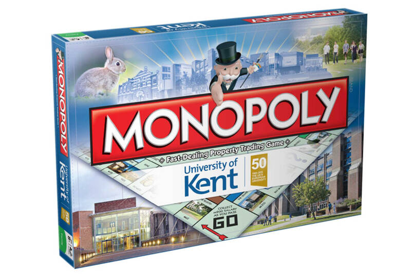 University of Kent Monopoly game box