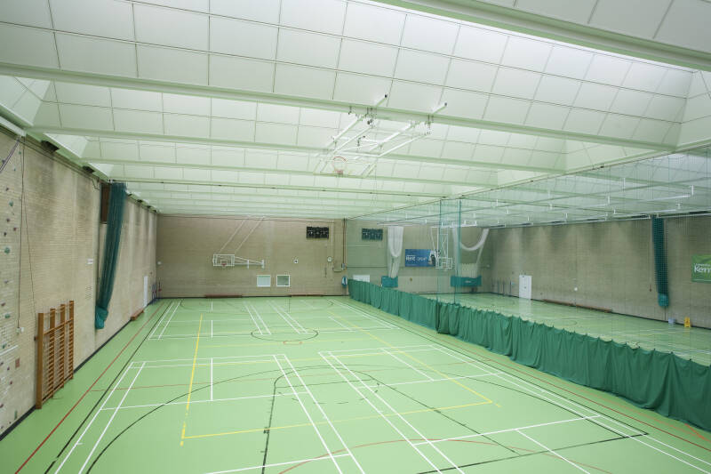 Empty view of Sports Hall 1