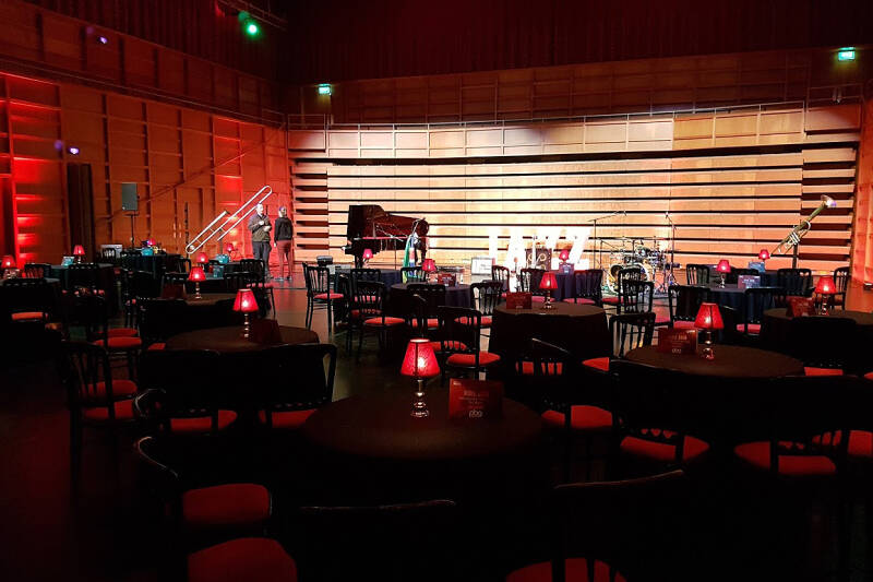 Image taken from AUDE Conference, Auditorium used for evening Jazz event