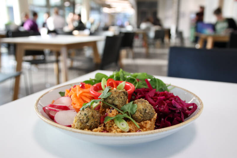 Salad in Sibson Cafe