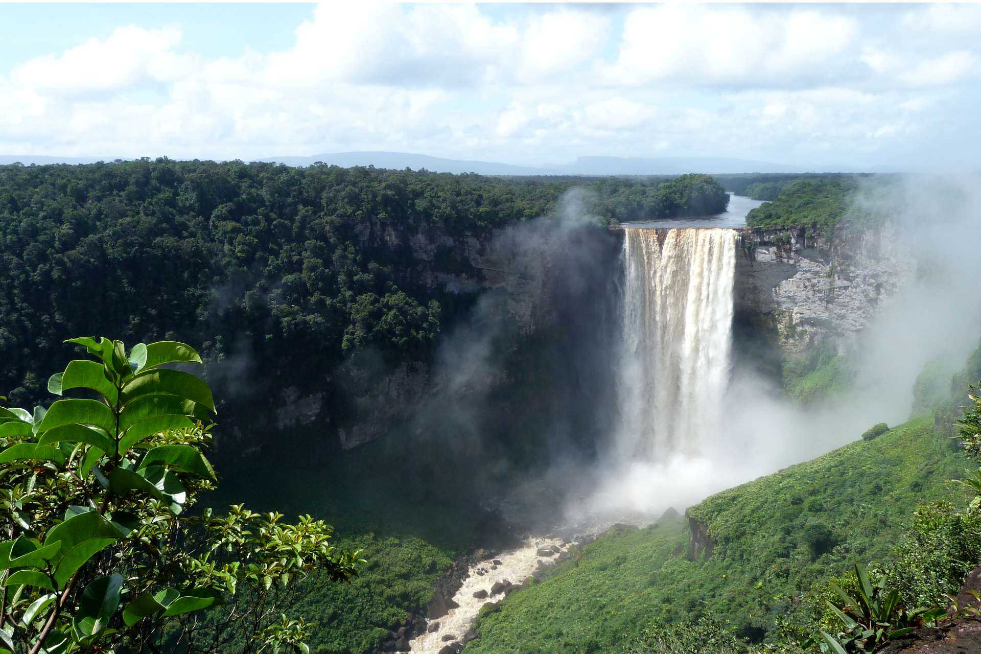 Dramatic Kaieteur Falls in Guyana