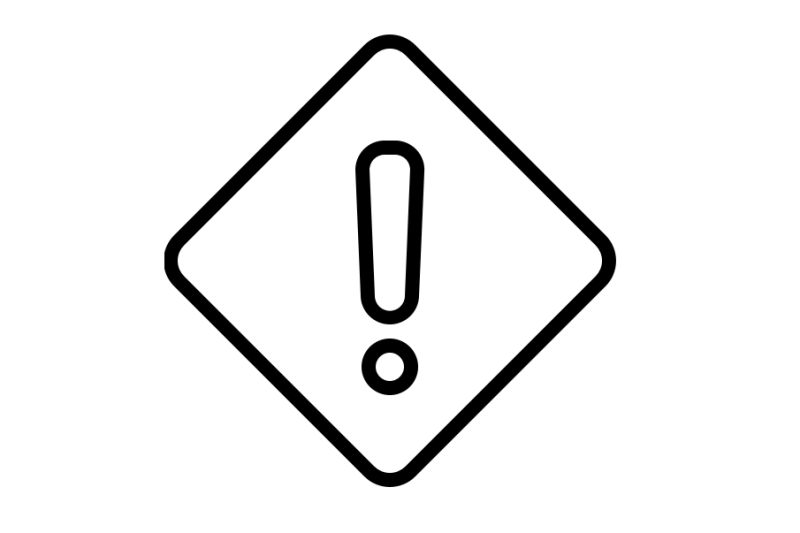 warning sign icon