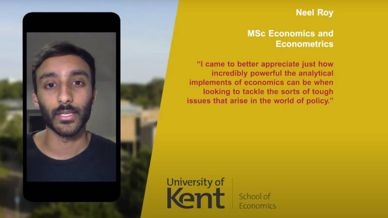 Neel Roy, MSc Economics and Econometrics student