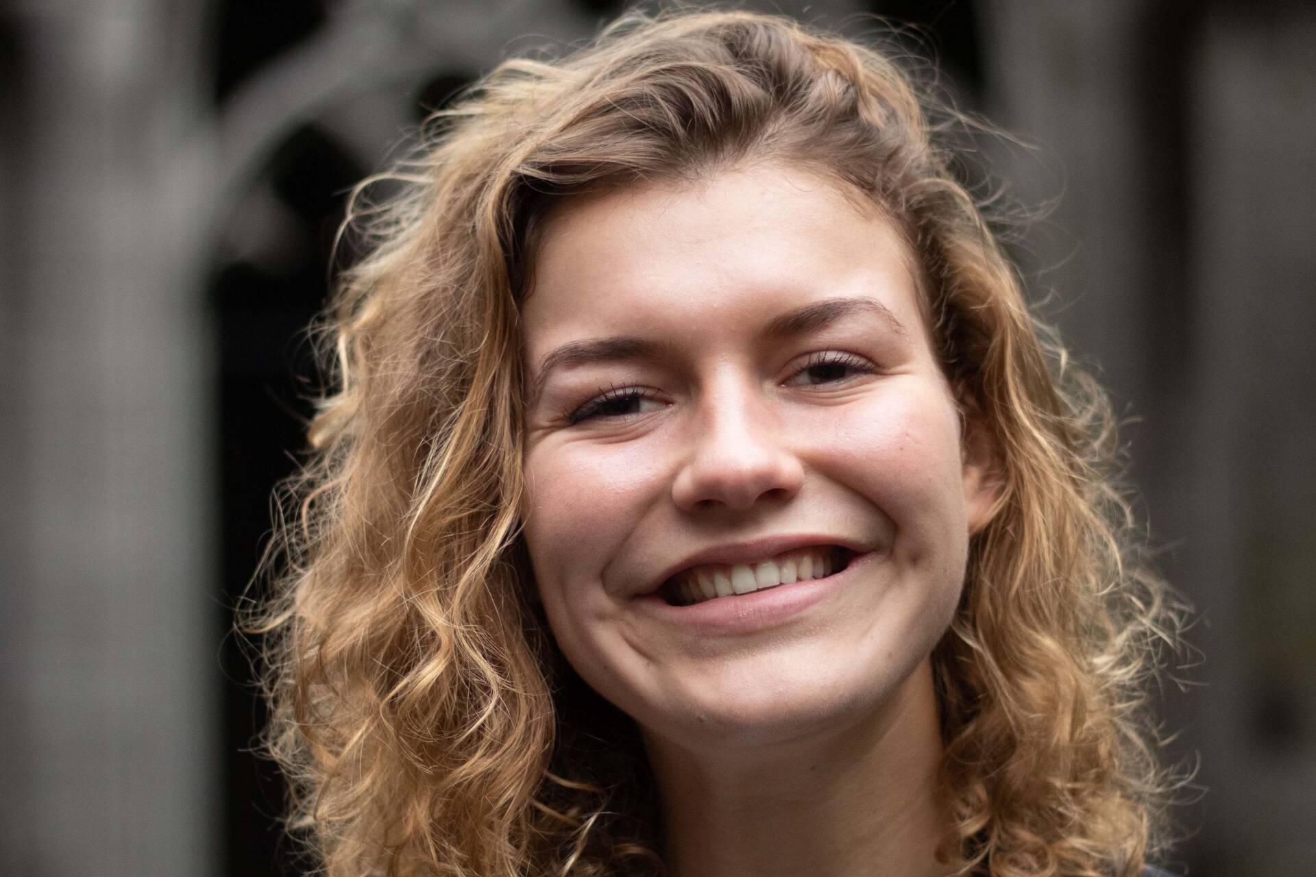 Portrait image of Maartje smiling