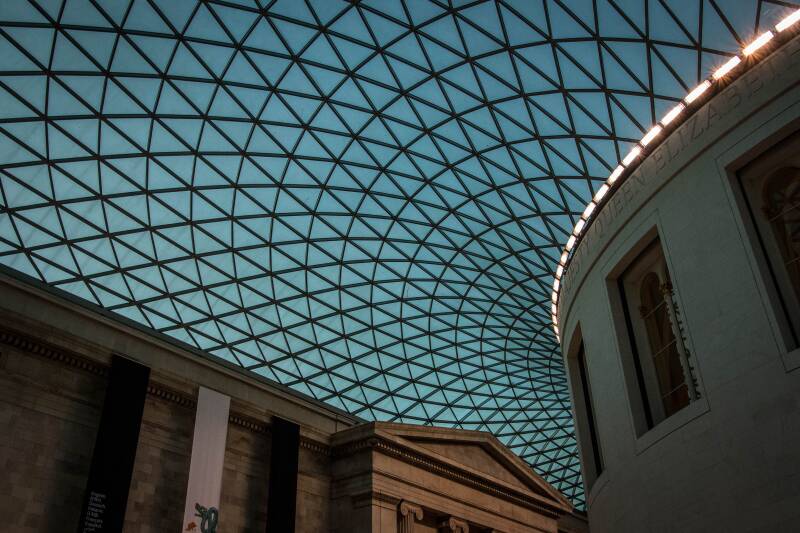 British Museum glass ceiling by Johanna Buguet Unsplash