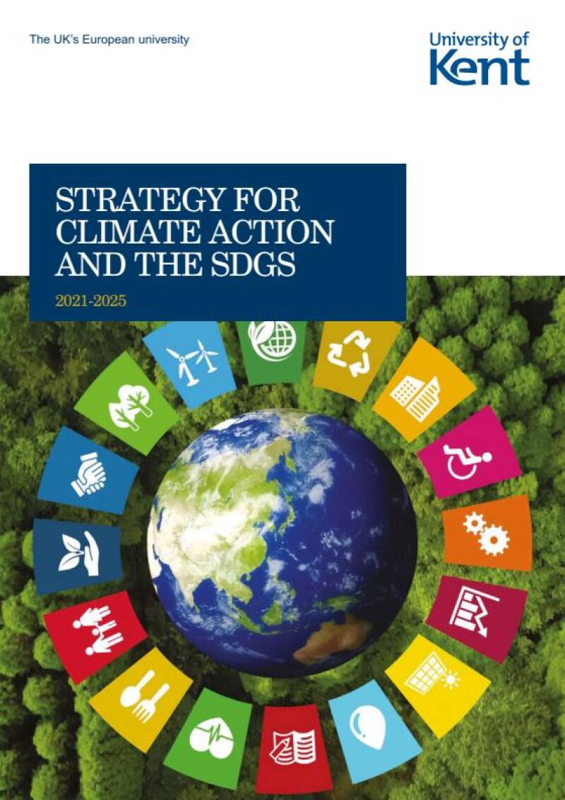 The front cover of the Sustainability Strategy.