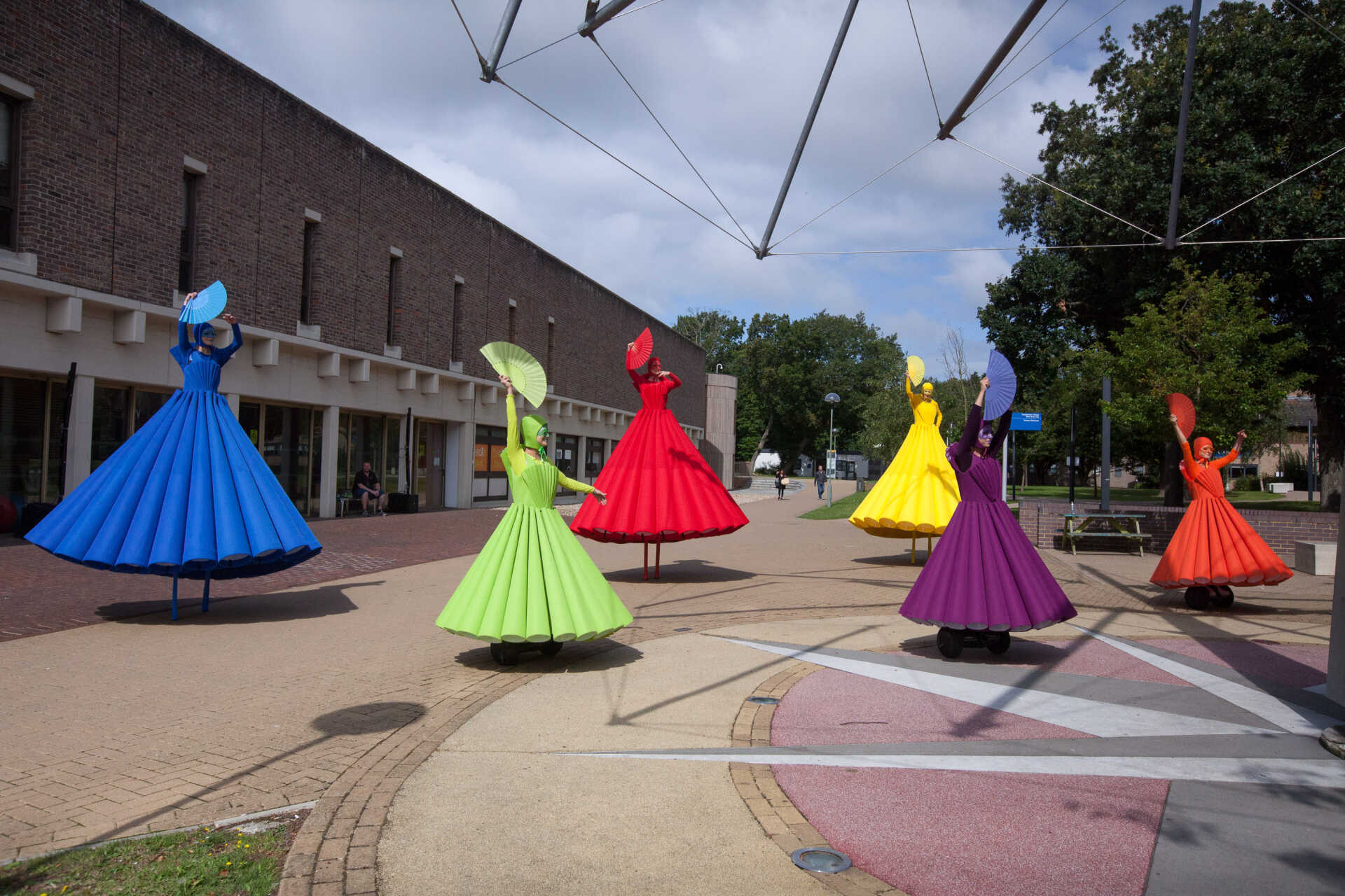 Rainbow Ballet performers at Boing Festival