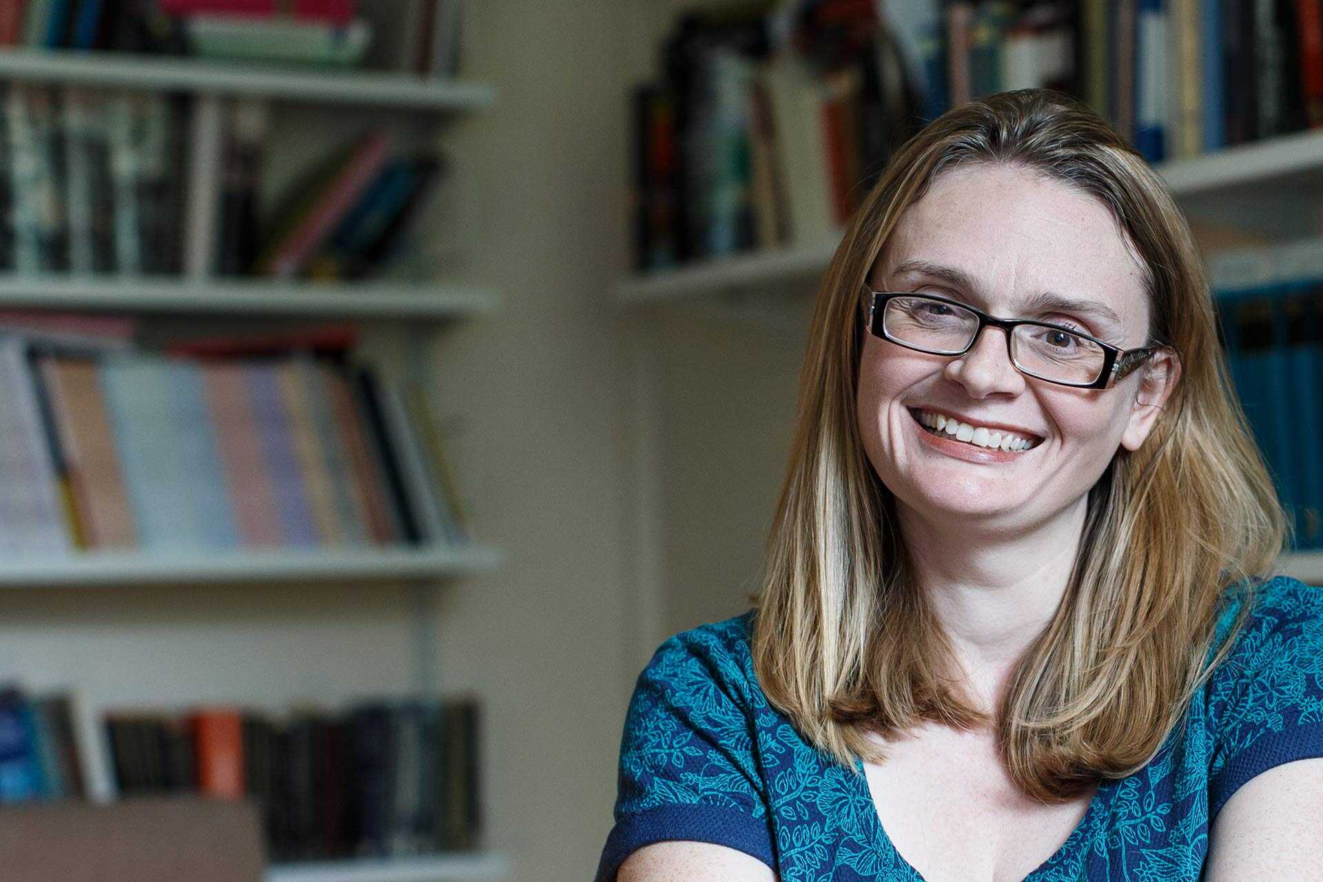 Professor Jennie Batchelor in her office