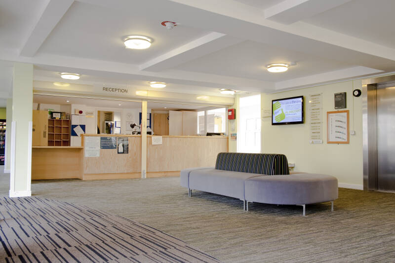 Tyler Court reception area