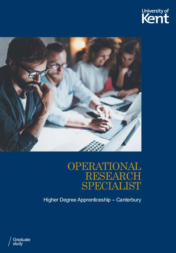 Front cover image of Level 7 Operational Research Specialist