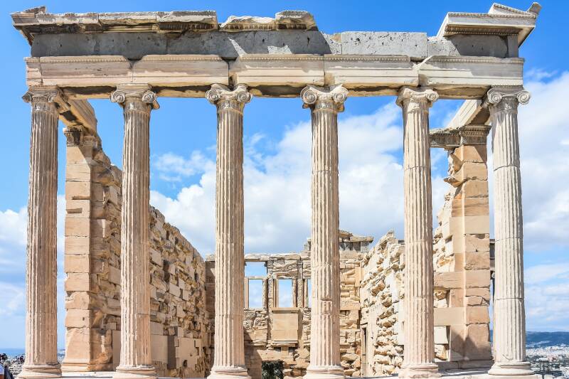 The Partenon in Greece
