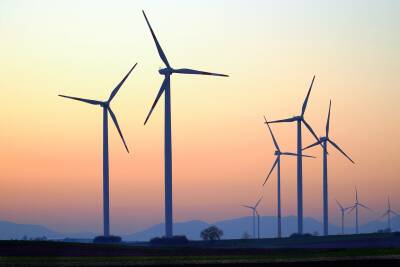 A set of wind turbines