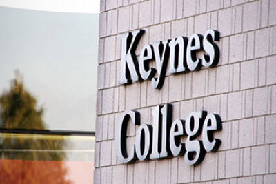 Keynes College sign