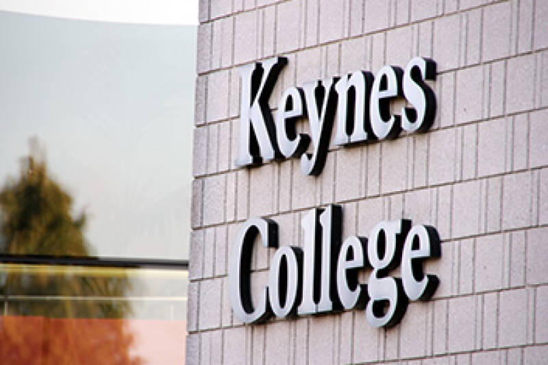 Keynes College sign