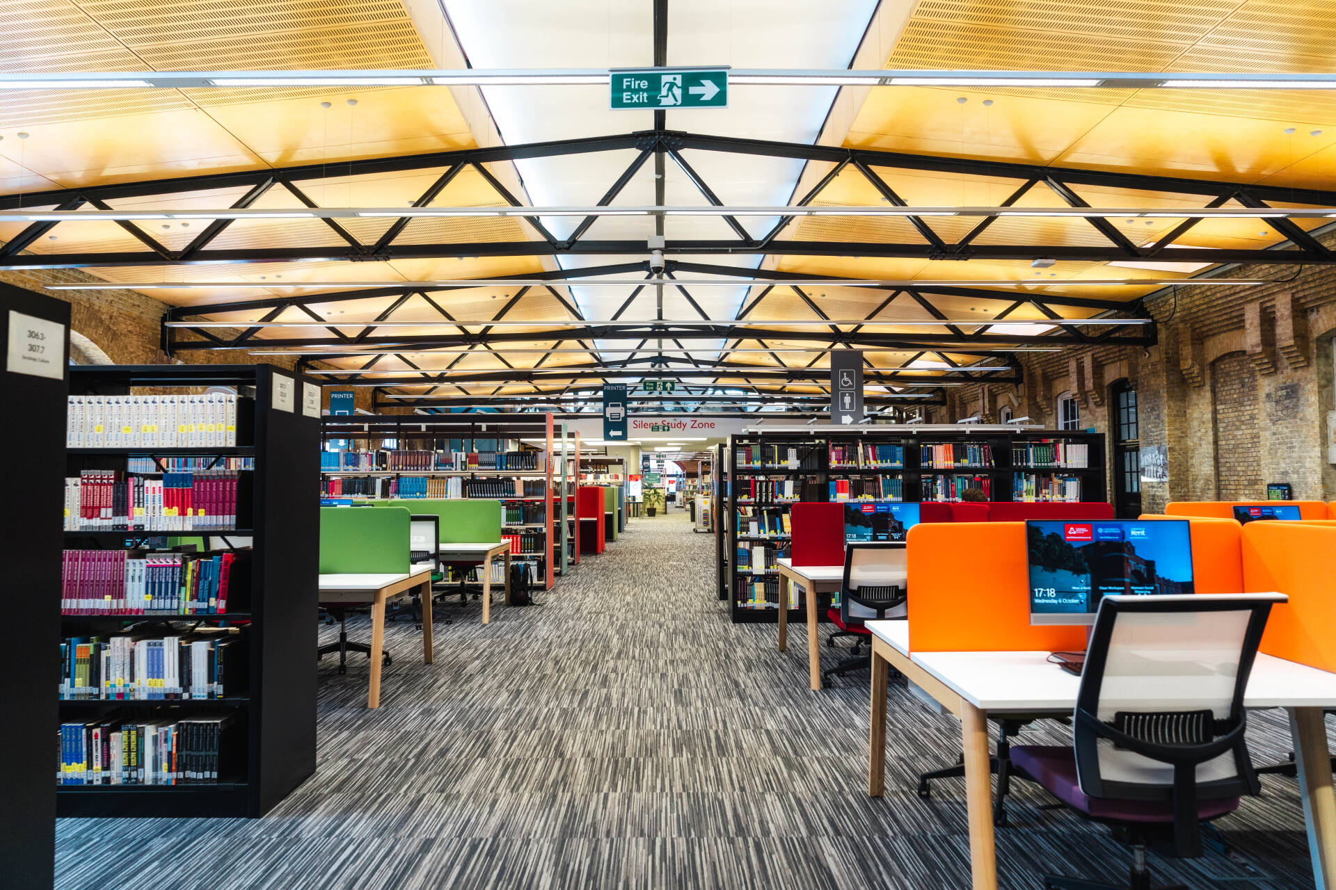 Inside Drill Hall Library