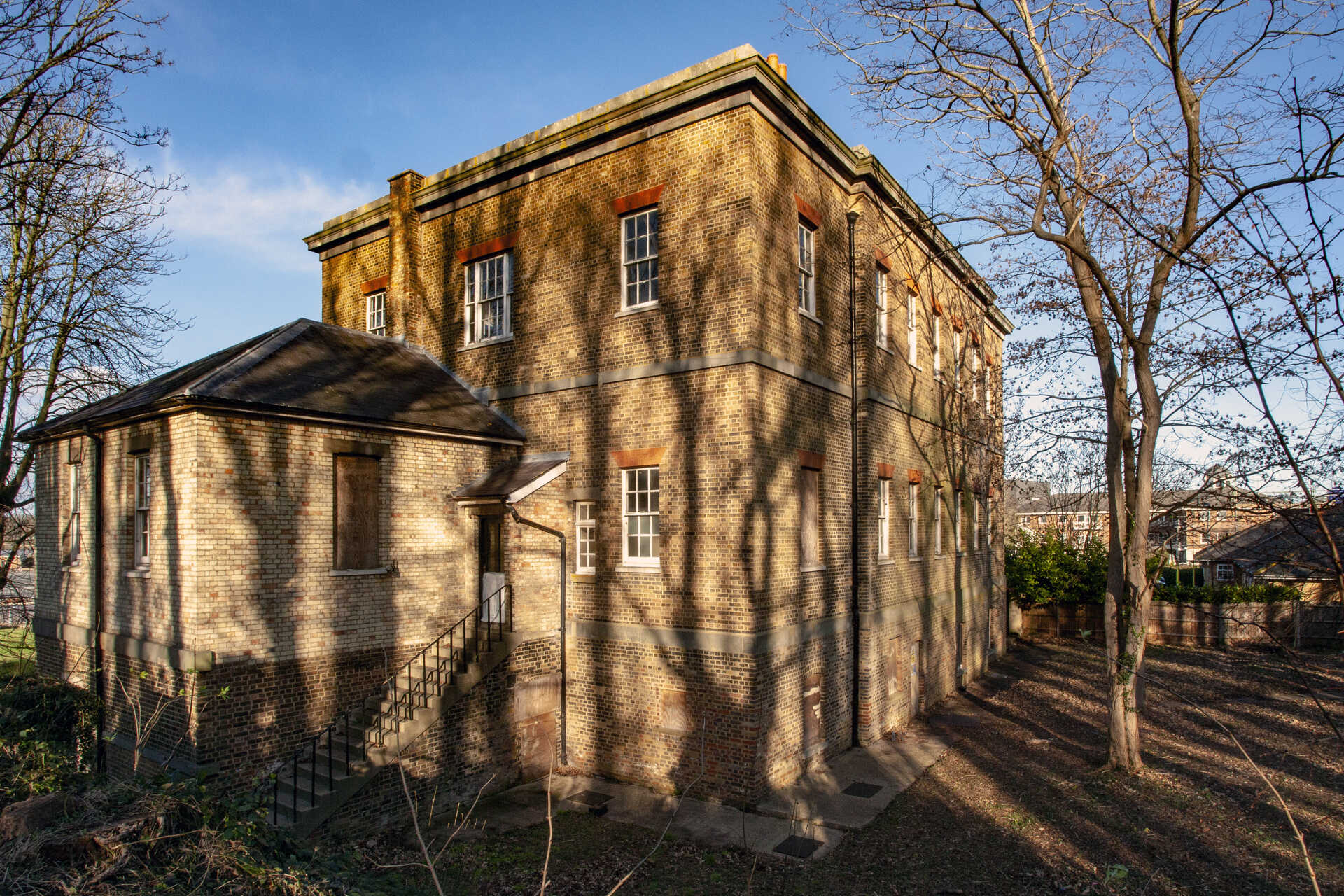 Side view of the old Police station, Chatham Historic Dockyard