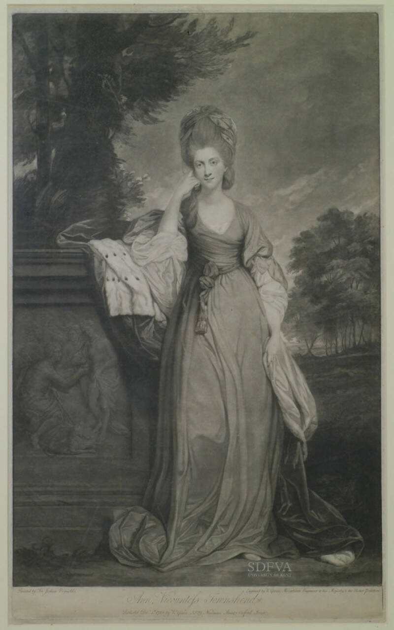 Portrait of Viscountess Townshend, after Joshua Reynolds