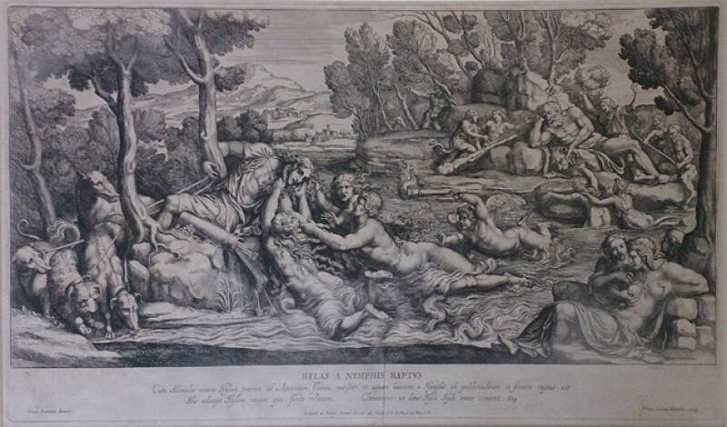 Pietro Santi Bartoli, Hylas and the Nymphs, after Giulio Romano
