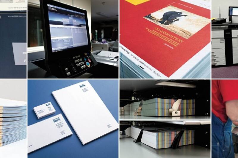 Various designed and printed items
