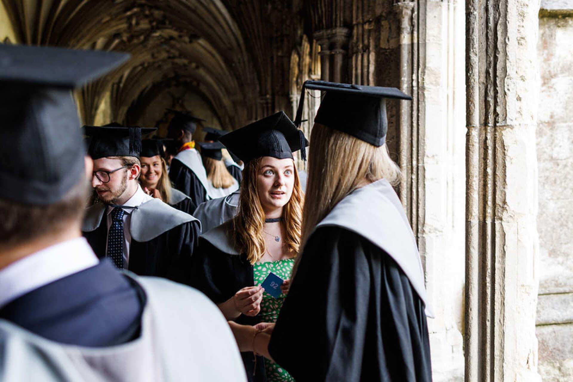 Economics Graduates at Canterbury Cathedral
