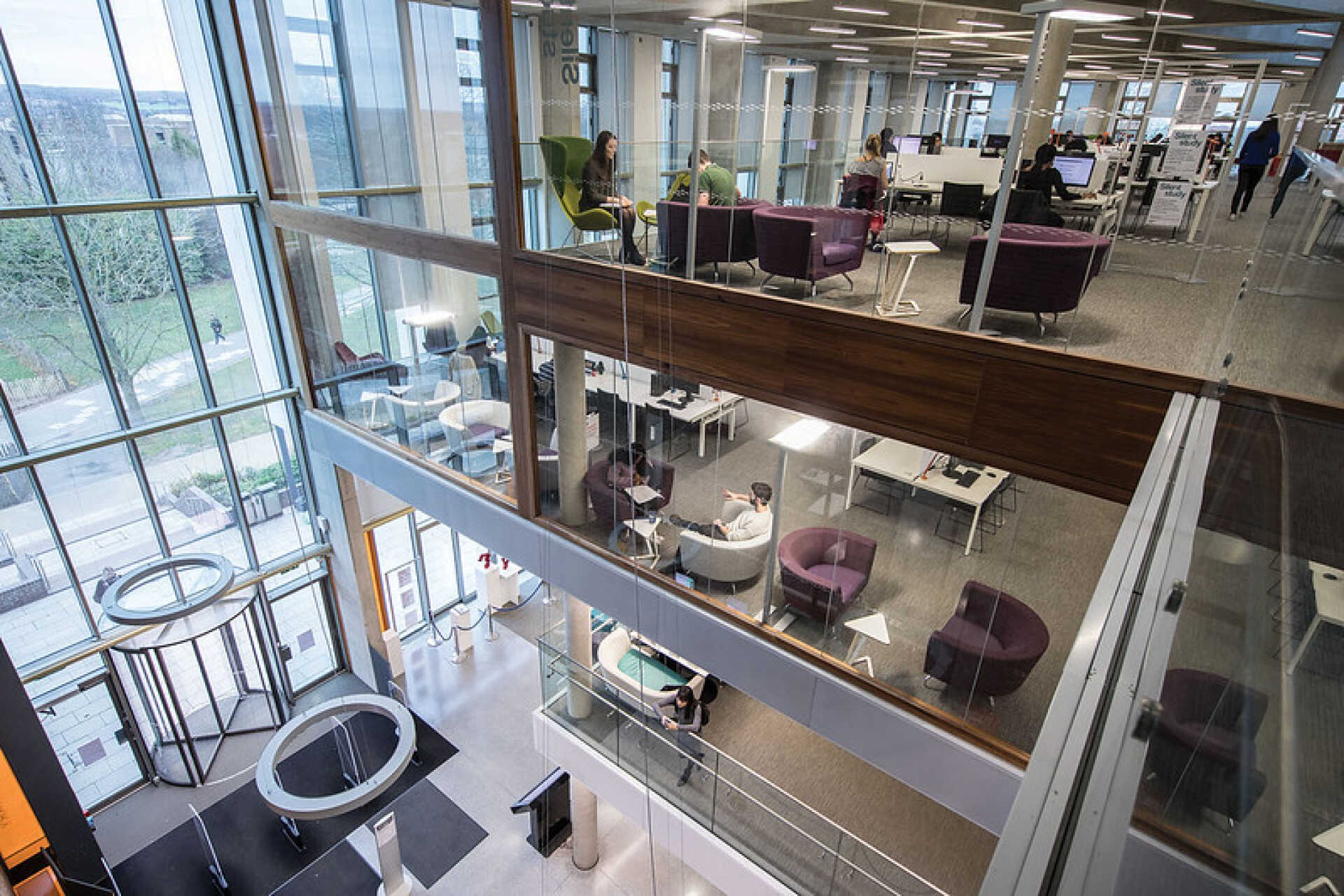 Templeman Library panorama