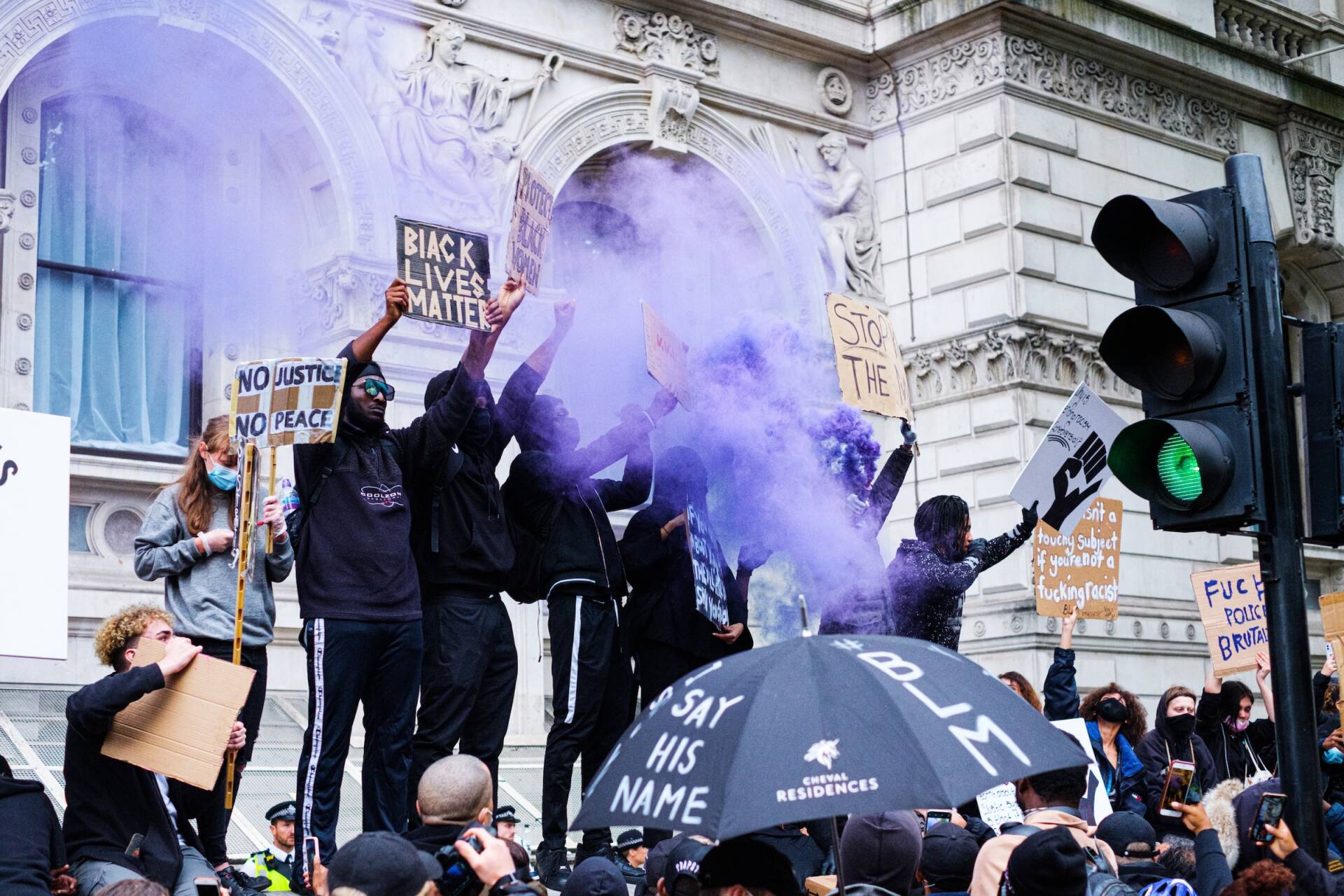 London Black Lives Matter Peaceful Protest