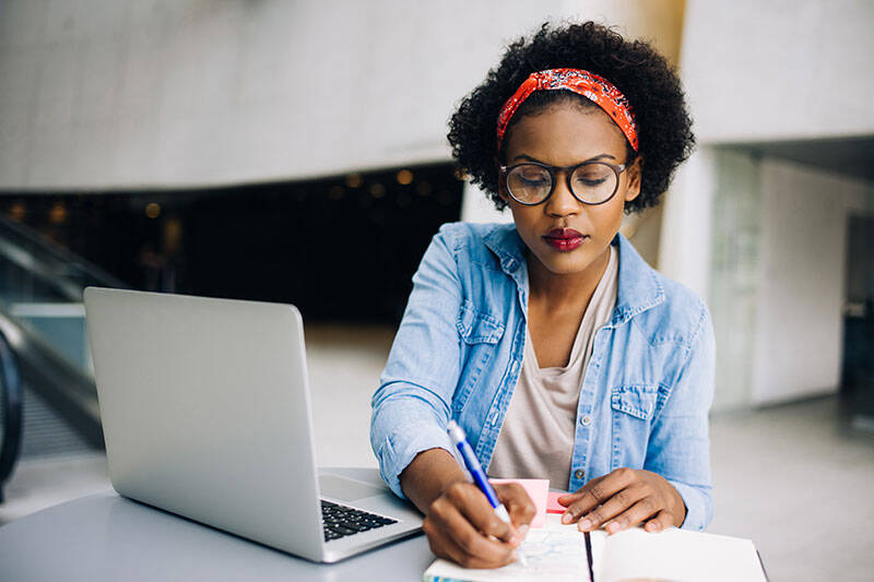 Female MBA student
