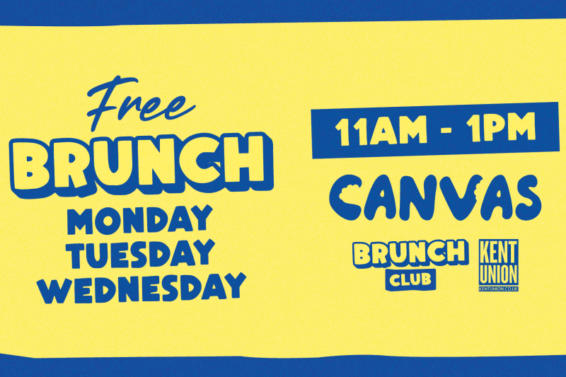 Free brunch Monday, Tuesday and Wednesday 11:00-13:00 at Canvas