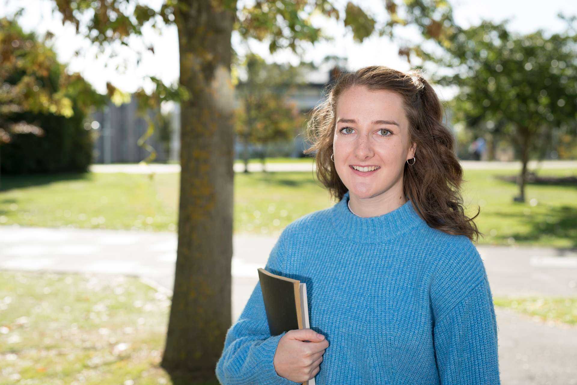 A University of Kent student.