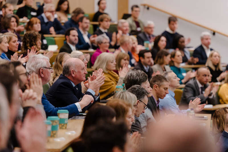 Image of delegates seated in lecture theatre during Kent Business Summit