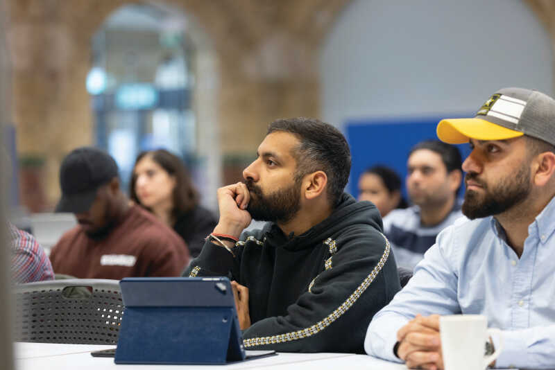 Students in a lecture