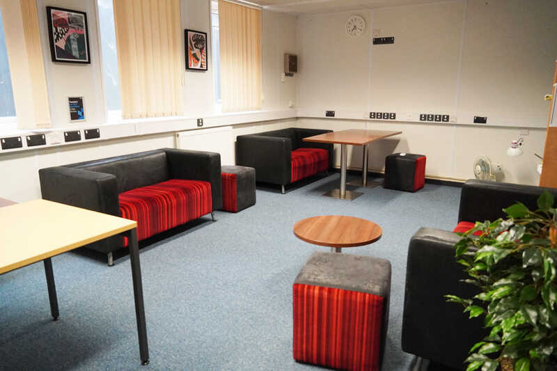 Seating area of Chipperfield Extension Community Lounge