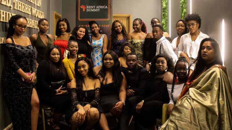 Group of students at Kent Africa Summit.