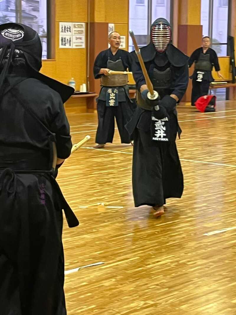 Scott in his Kendo outfit