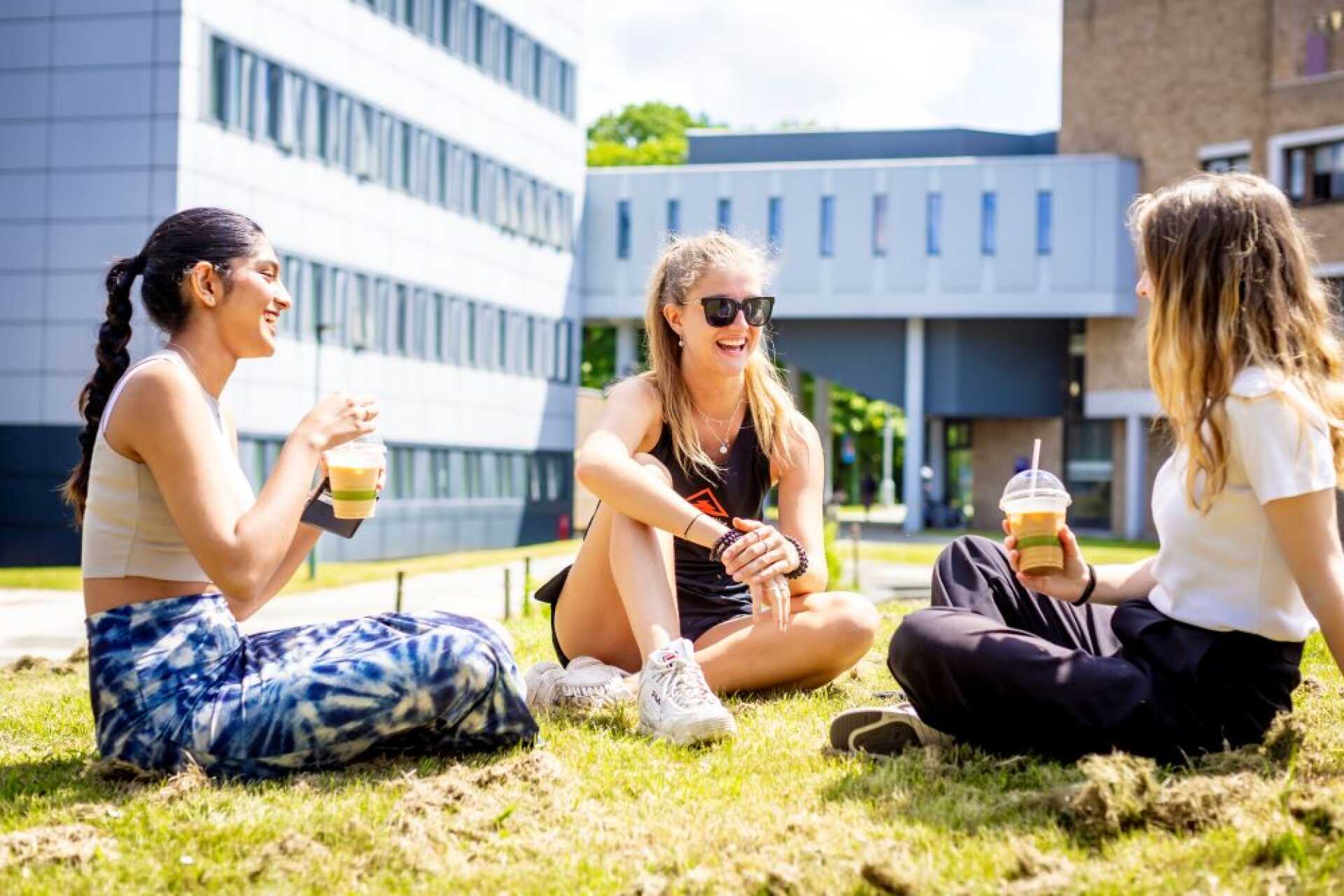Students smiling
