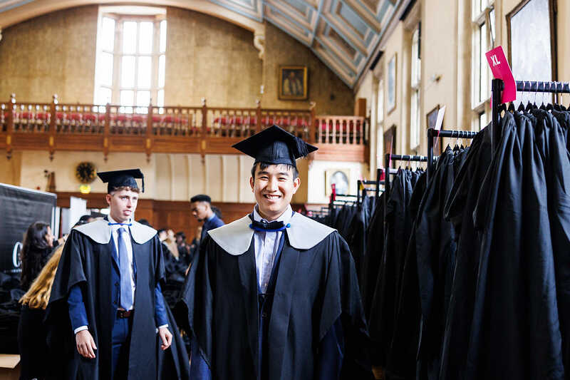 Student in their gown