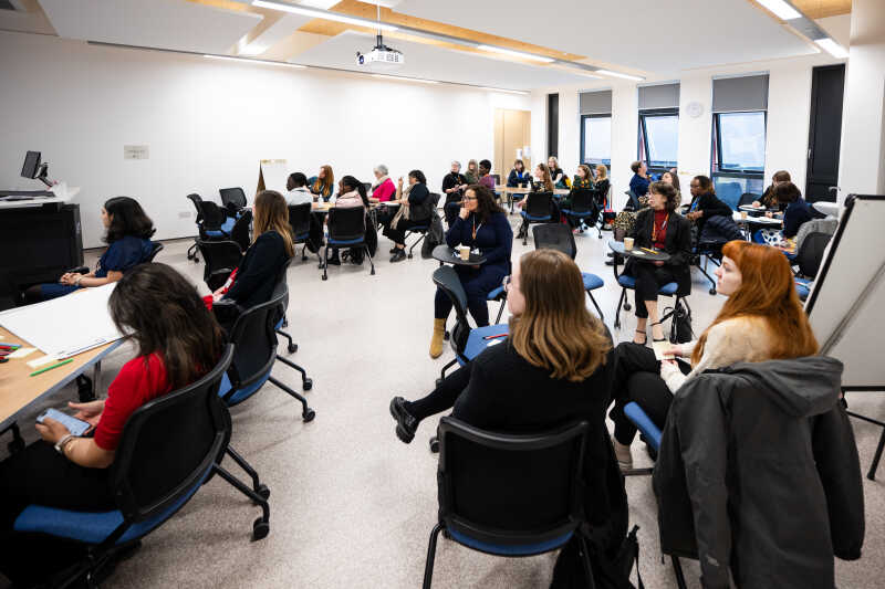 Seminar room during an event