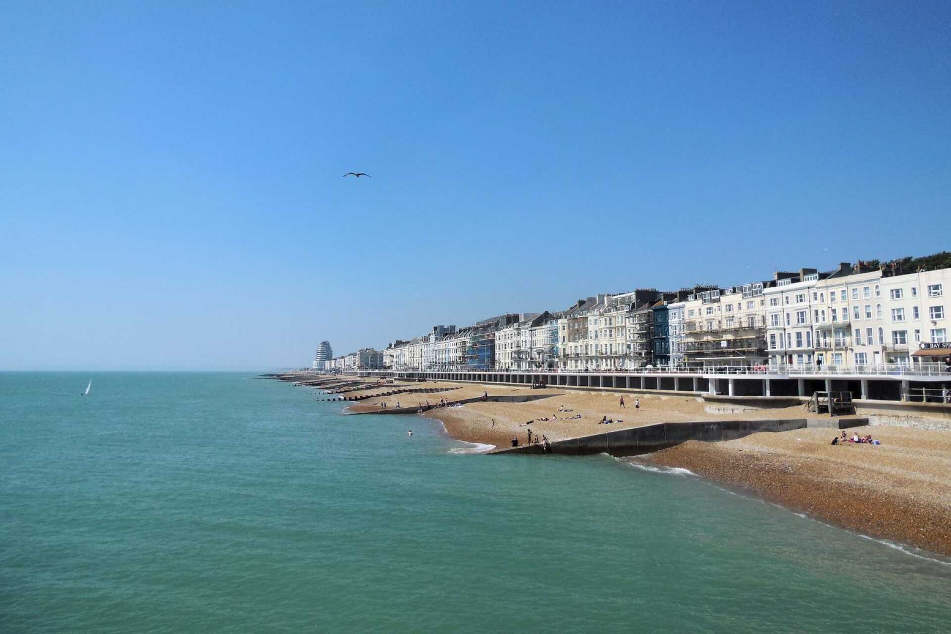 Hastings beach