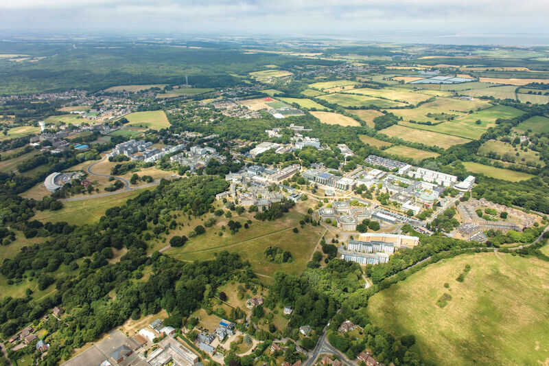 Campus birds-eye view