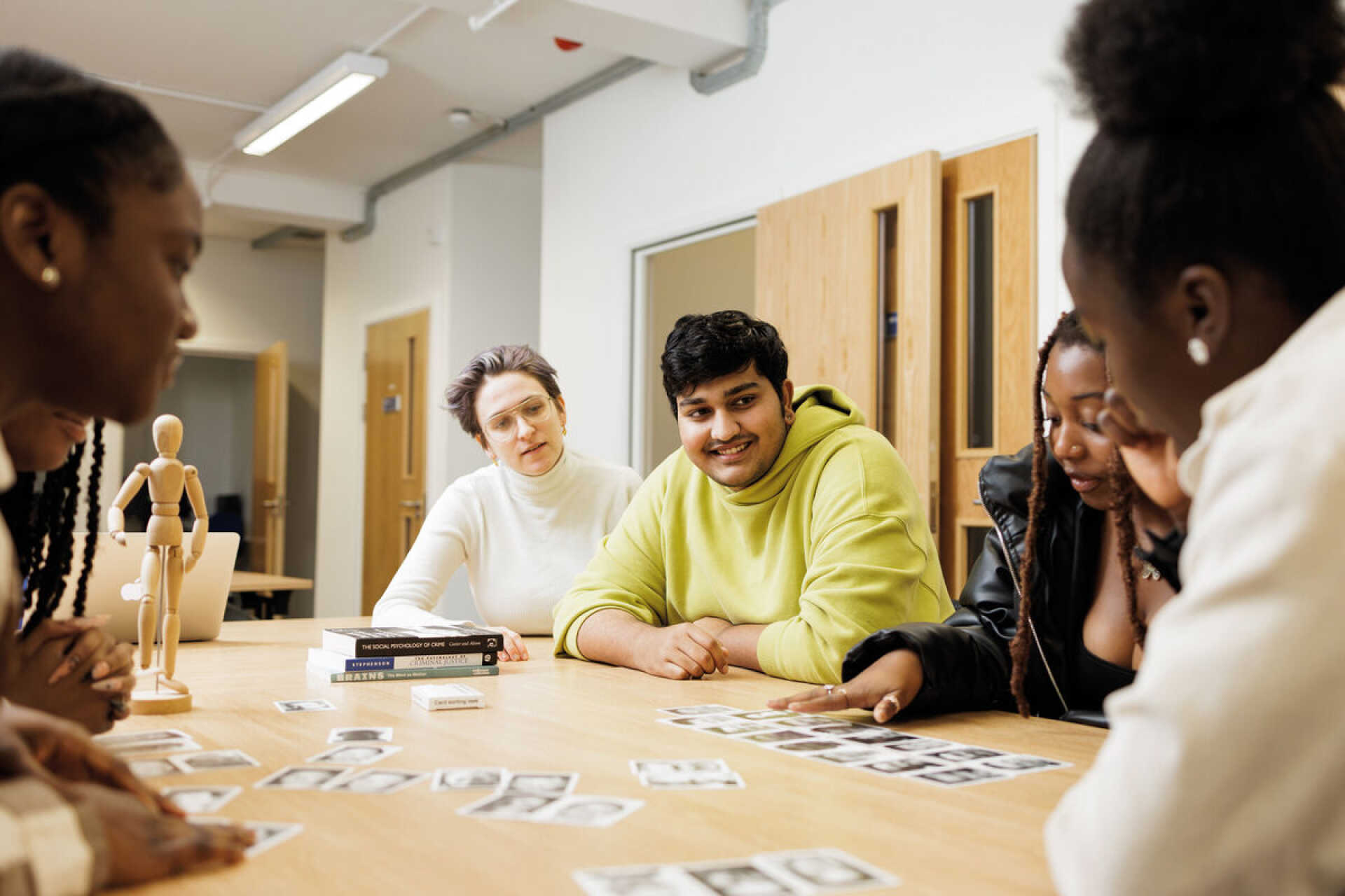 Students at the School of Psychology at the University of Kent.